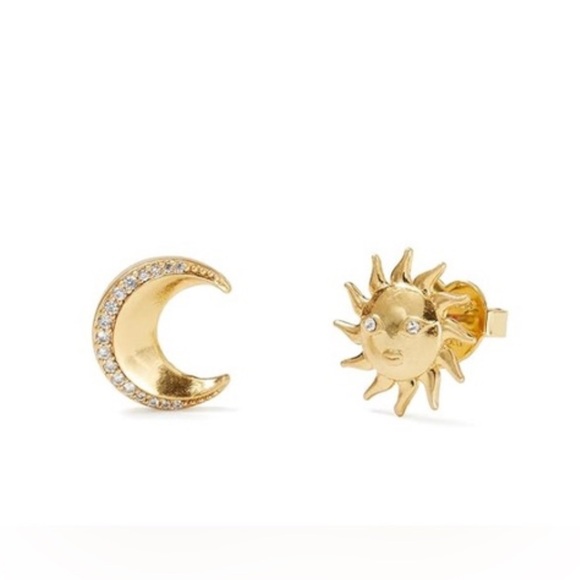 $68 Kate Spade Like Magic Sun And Moon Studs - Picture 5 of 8